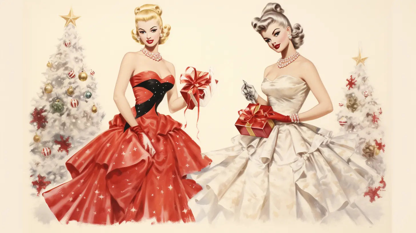 old fashion christmas dresses Georgia Vintage Christmas Dresses