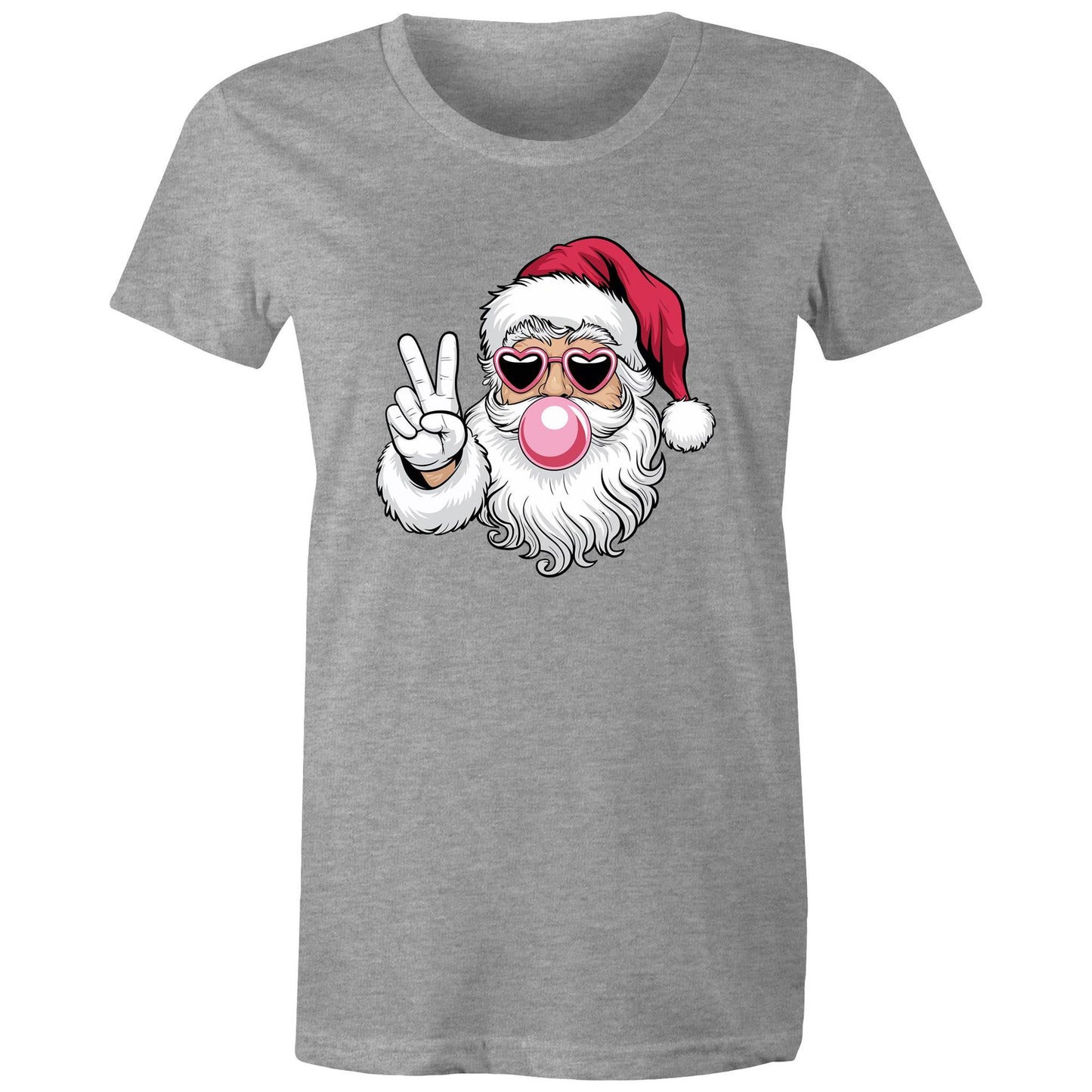 Bubble Gum Santa - AS Colour - Women's Maple Tee - 9 Colours