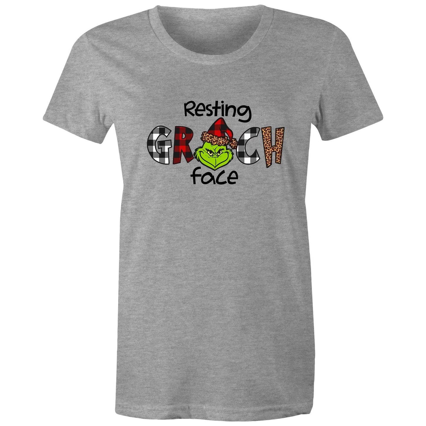 Resting Grinch Face - AS Colour - Women's Maple Tee - 7 Colours