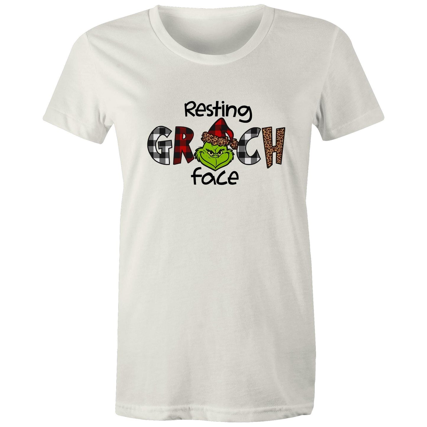 Resting Grinch Face - AS Colour - Women's Maple Tee - 7 Colours