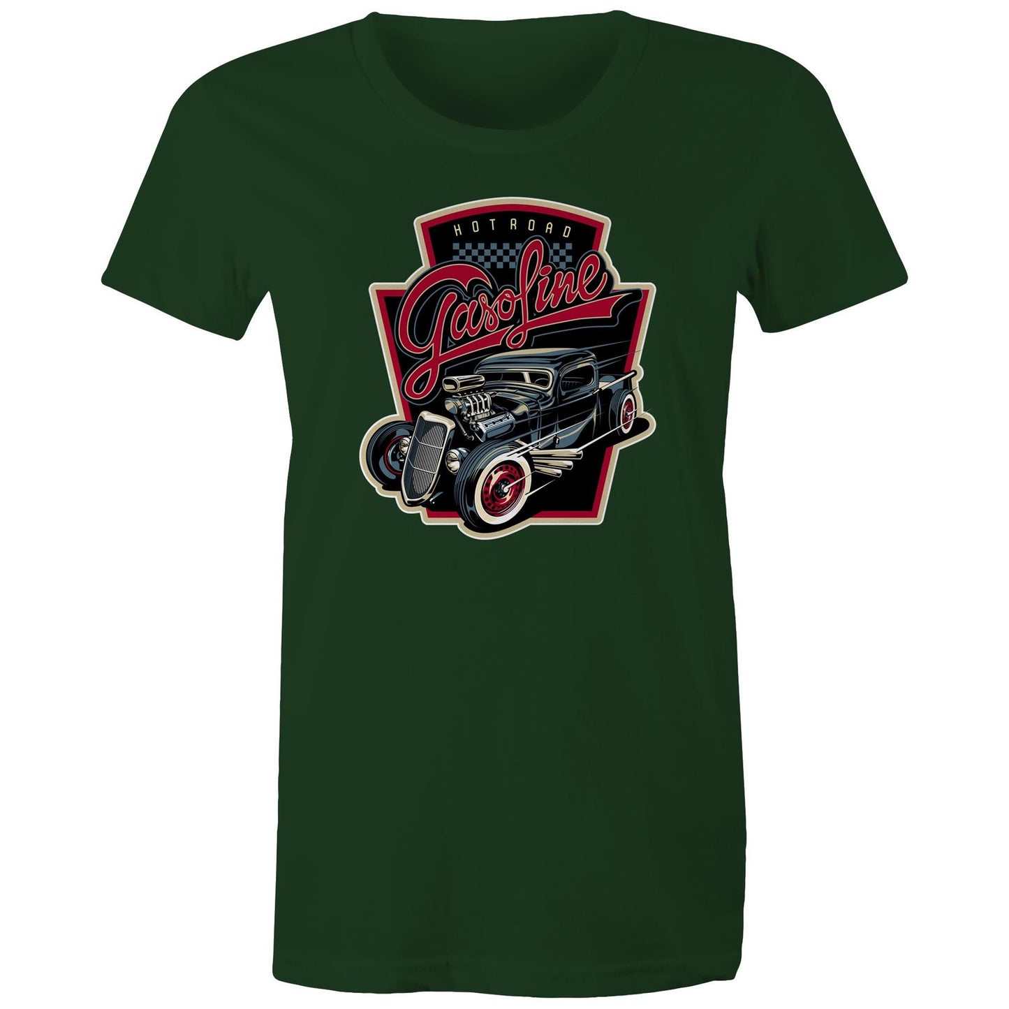 Hot Road Gasoline Women's Tee - Online Ordering Only @BVCM