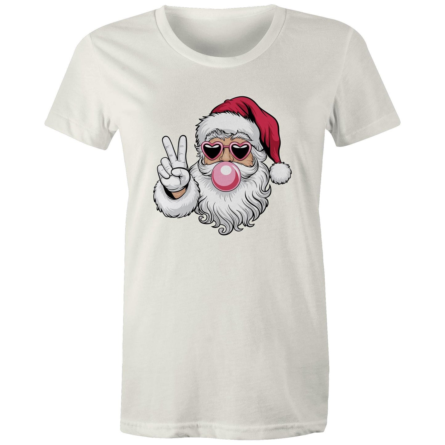 Bubble Gum Santa - AS Colour - Women's Maple Tee - 9 Colours
