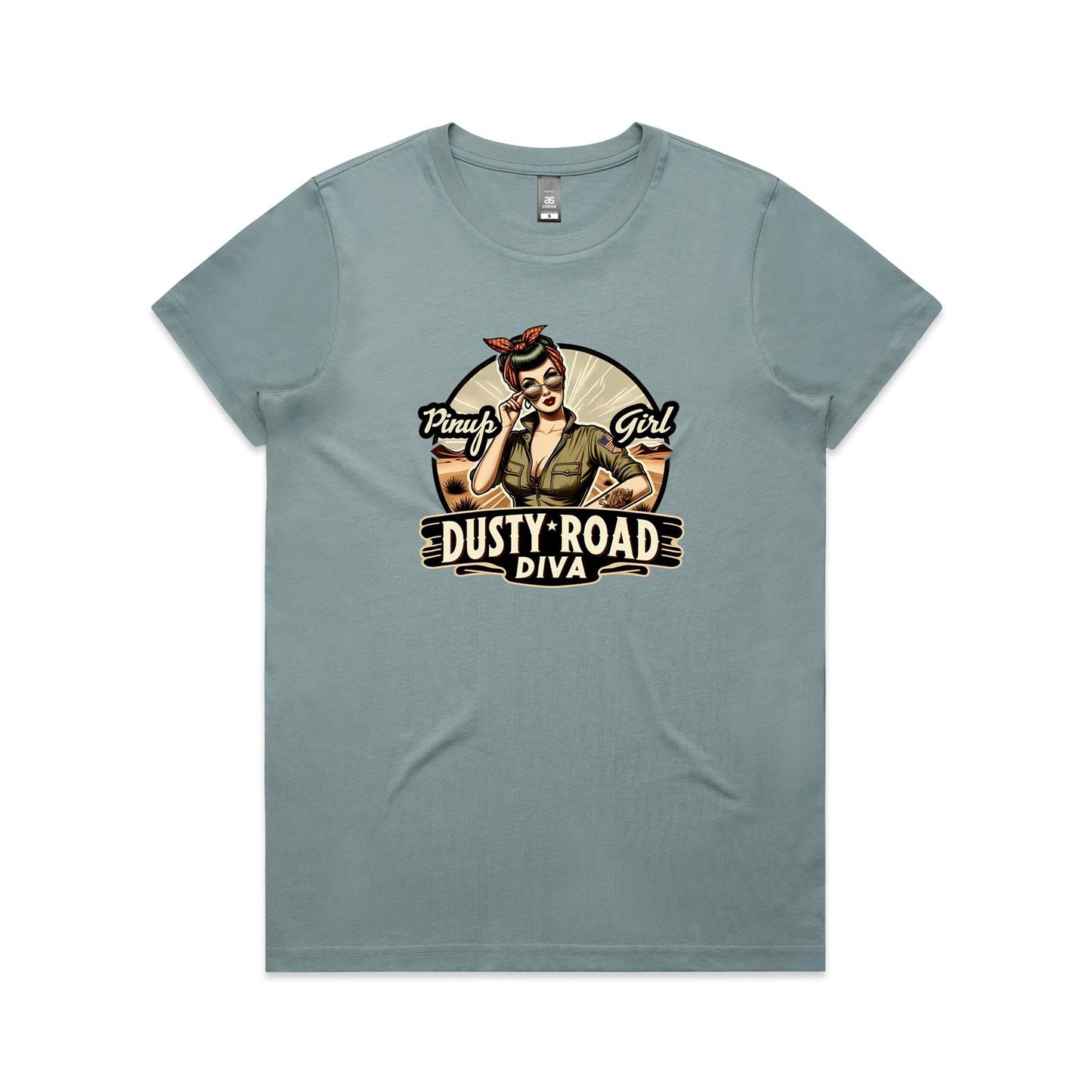 Dusty Road Diva - Womens Tee - 11 Colours | This is a Print on Demand Item