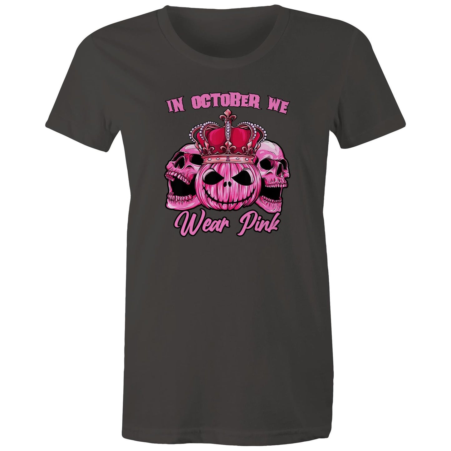In October We Wear Pink - Womans Tee - Online Ordering Only