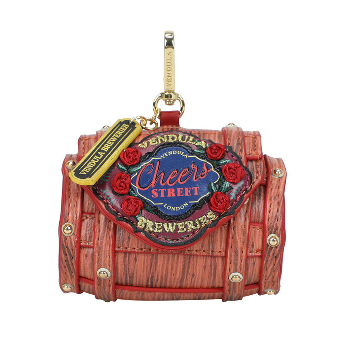 Decorative bag with 'Cheers Street London Breweries' branding on a white background