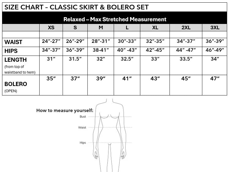 The Classic Skirt & Bolero Set | PREORDER