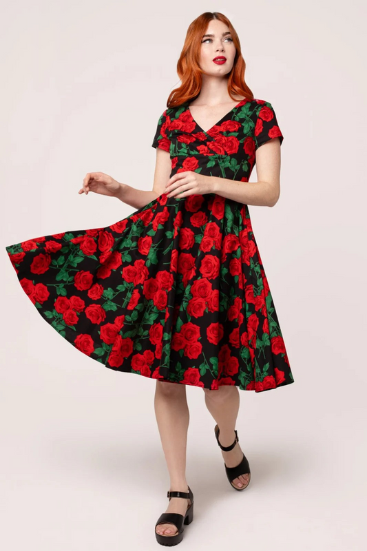 Dolce Vita Dress - Hell Bunny | Only Xs, Med & 3XL left