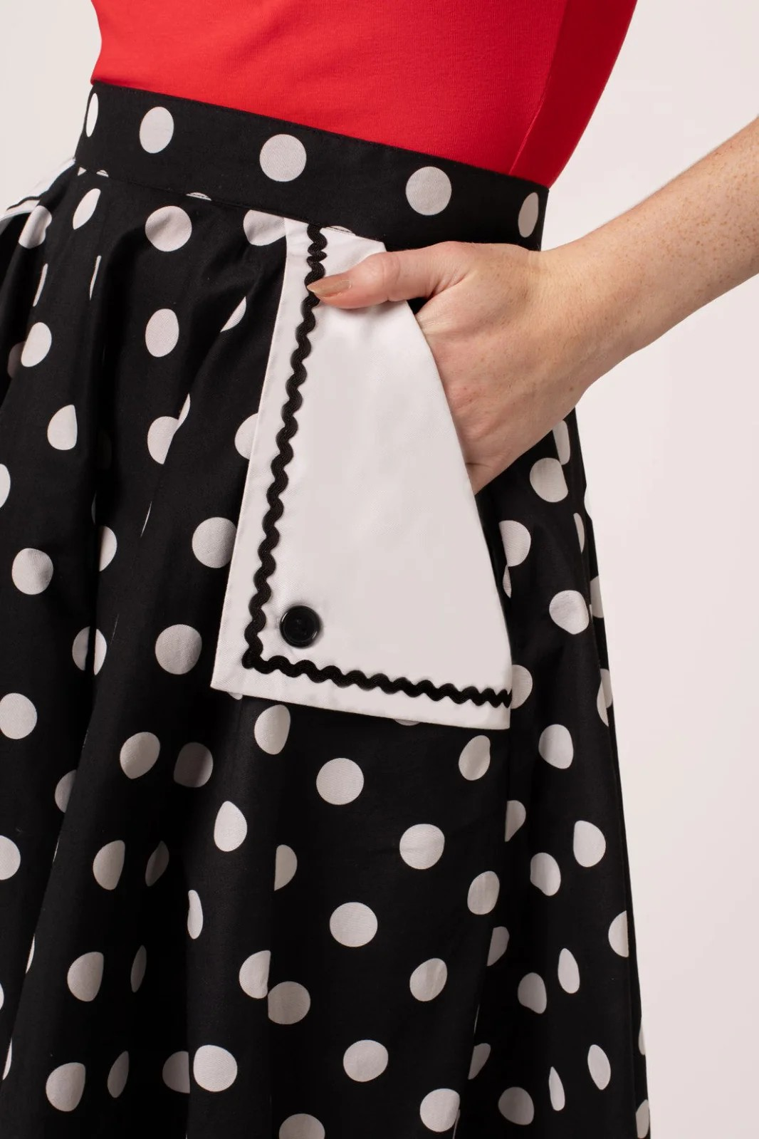 Domino Skirt - Hell Bunny @BVCM