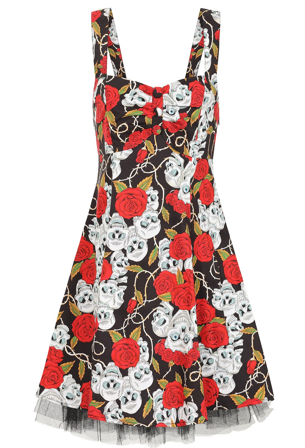 Skull Roses Dress @BVCM