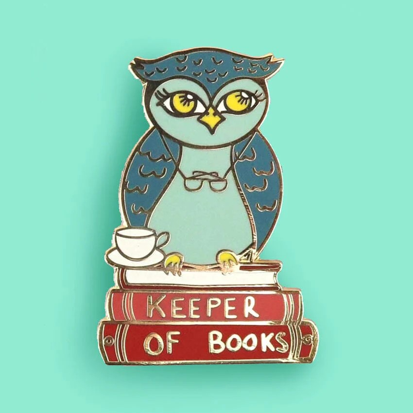 Keeper of Books Lapel Pin @BVCM