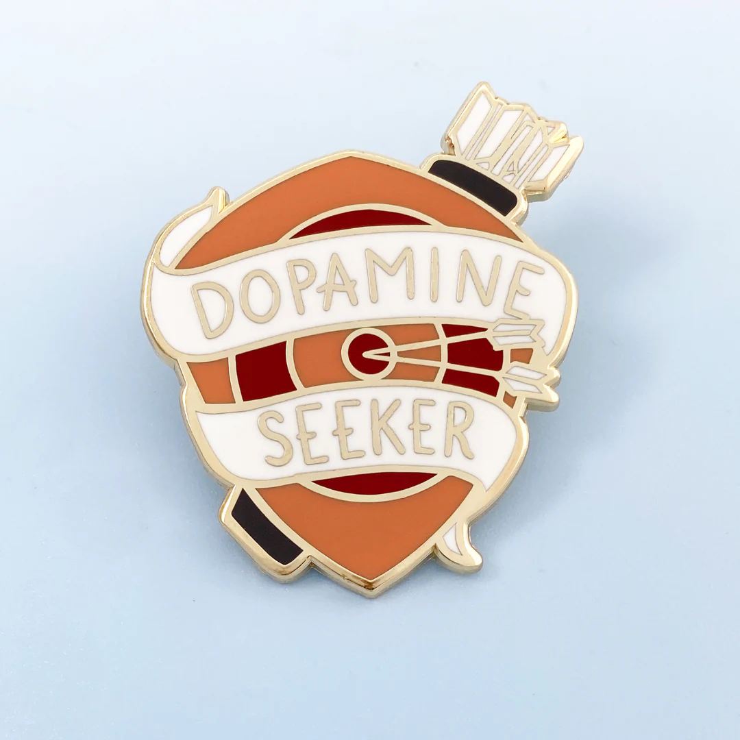 Dopamine Seeker Lapel Pin @BVCM