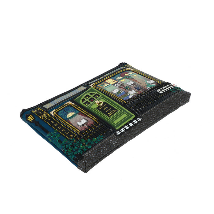 Small electronic device with a retro design on a white background