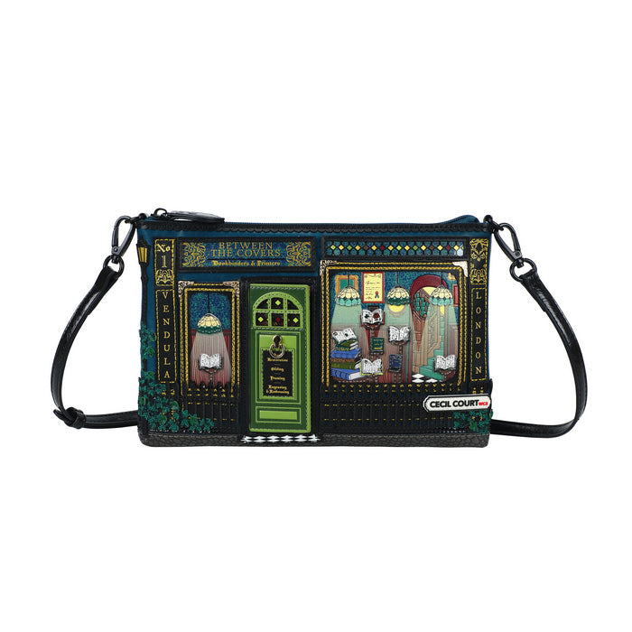 Handbag with artistic design on a white background