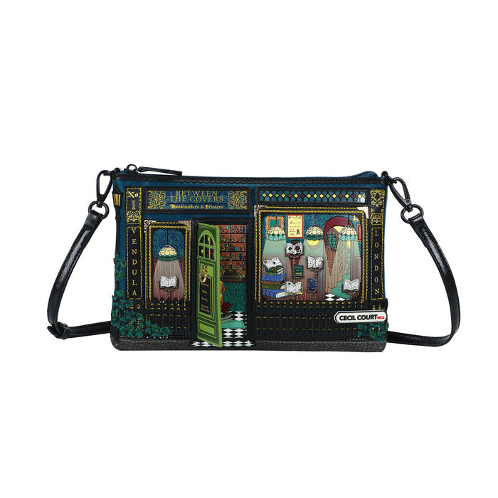 Handbag with artistic design on a white background