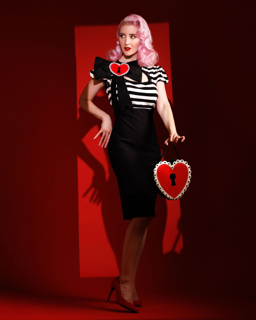 Heart Locket Purse - Katakomb x Jessica Louise Collection
