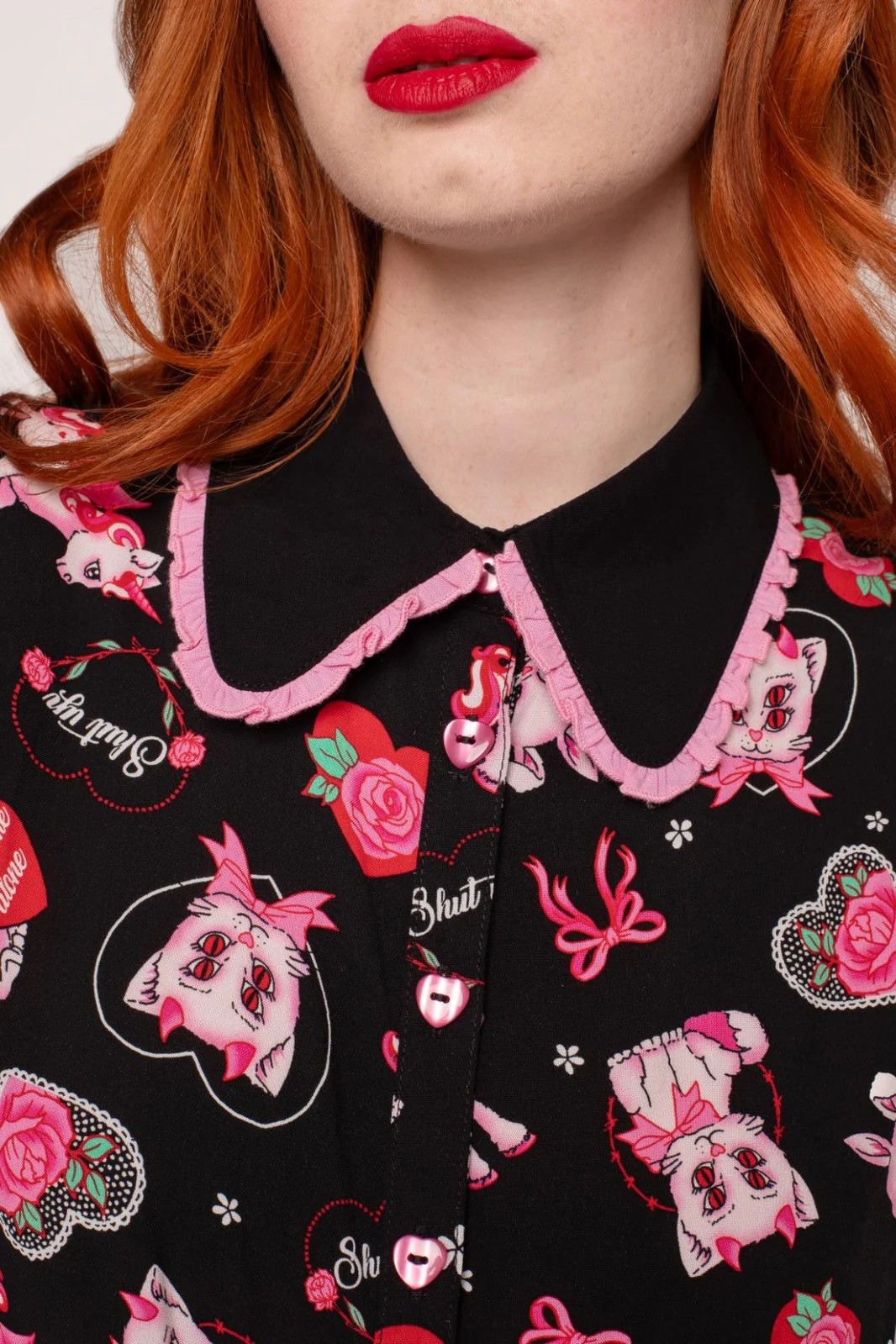Not Into You Blouse - Hell Bunny @BVCM