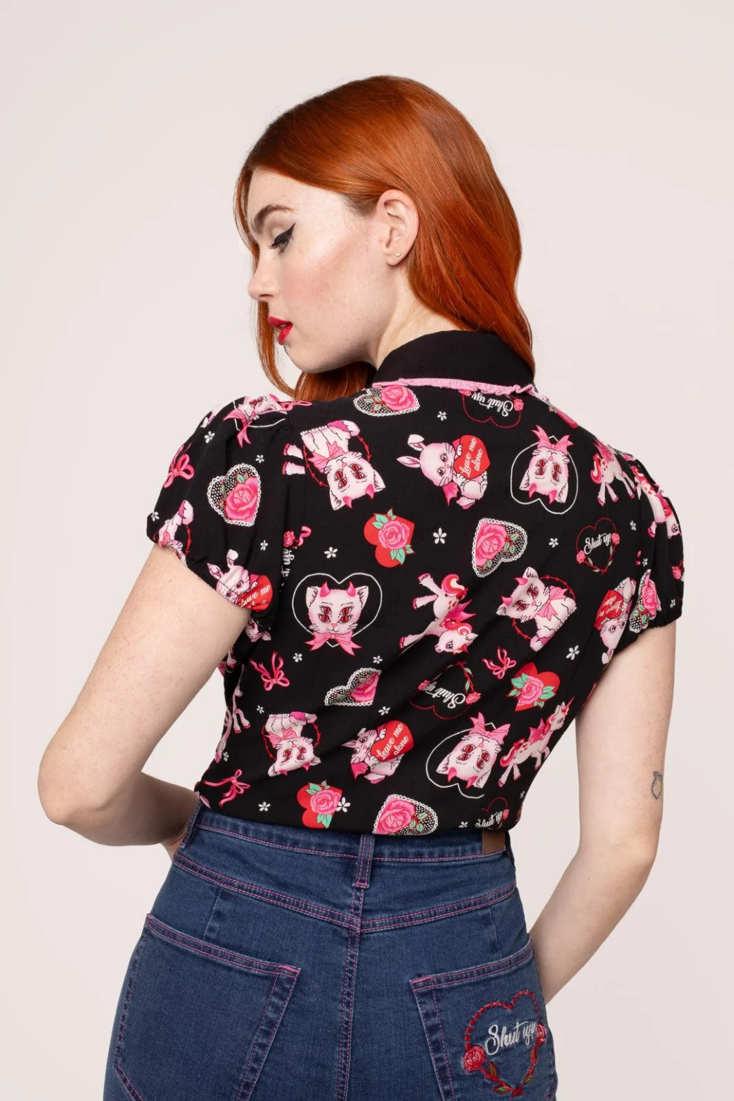 Not Into You Blouse - Hell Bunny @BVCM