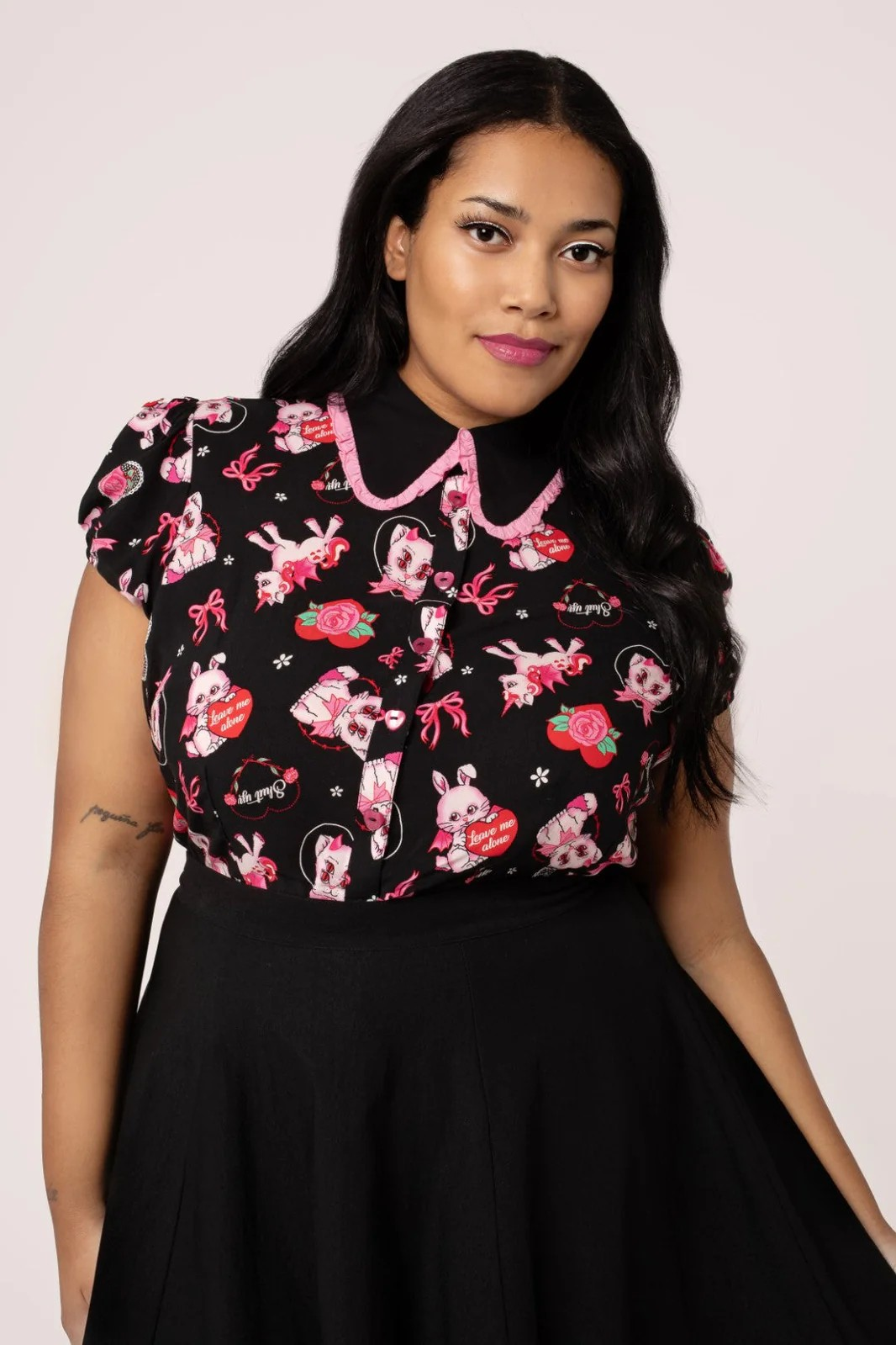 Not Into You Blouse - Hell Bunny @BVCM