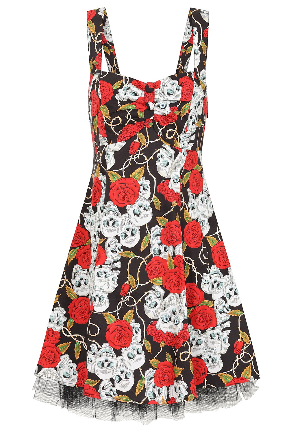 Skull Roses Dress @BVCM