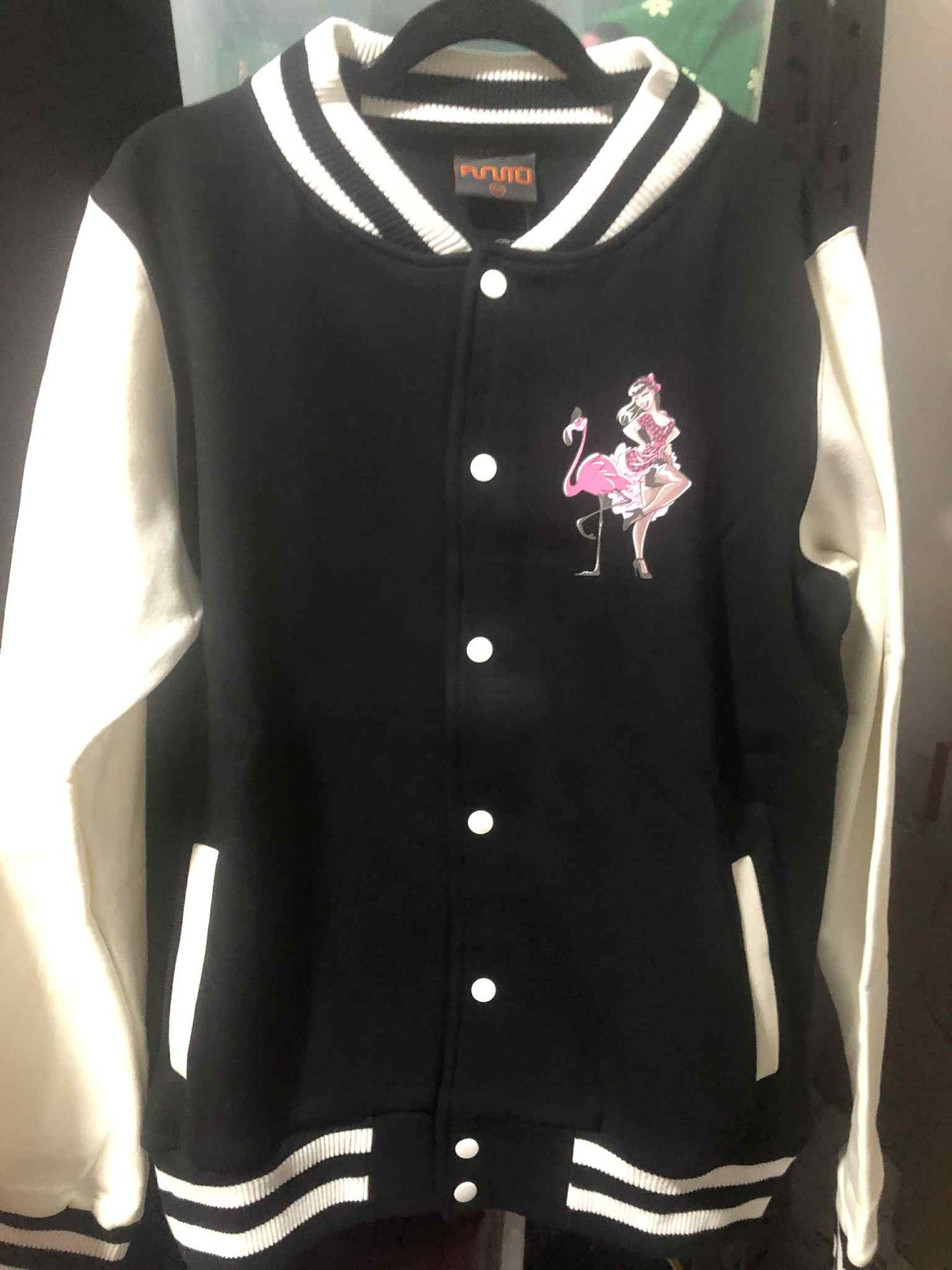 Lana-Rose Exclusive Pinup Pals Black Varsity Jacket | Instore & @BVCM