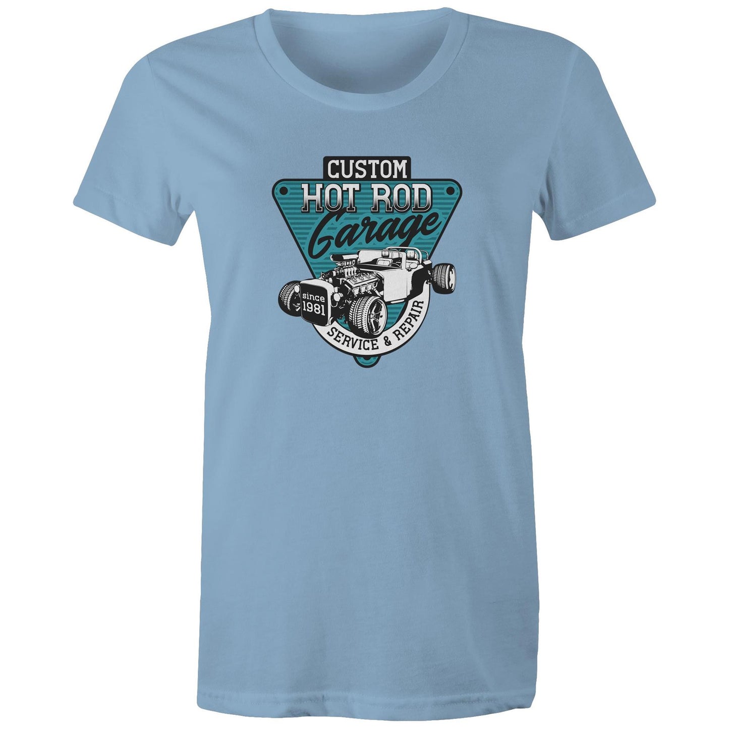 Custom Hot Rod Garage Womens - Online Ordering Only - 8 Colours