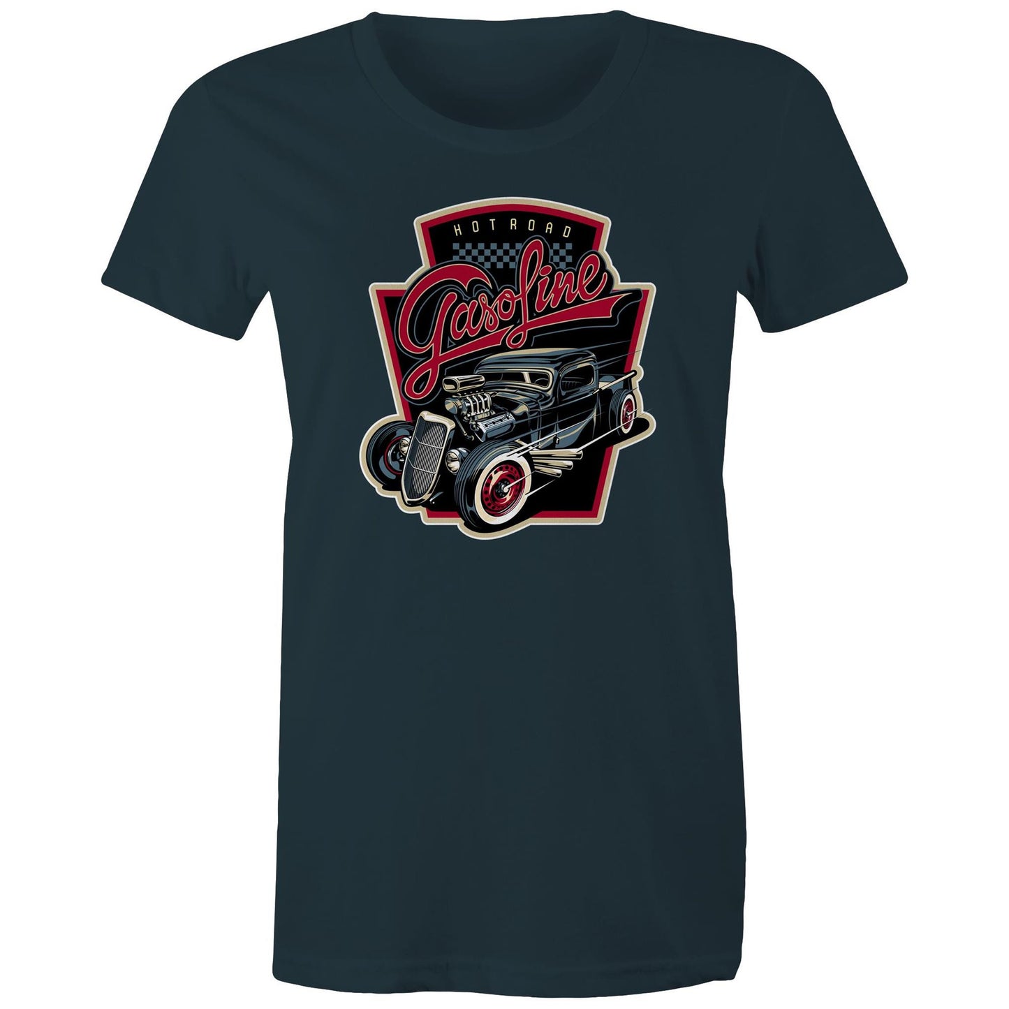 Hot Road Gasoline Women's Tee - Online Ordering Only