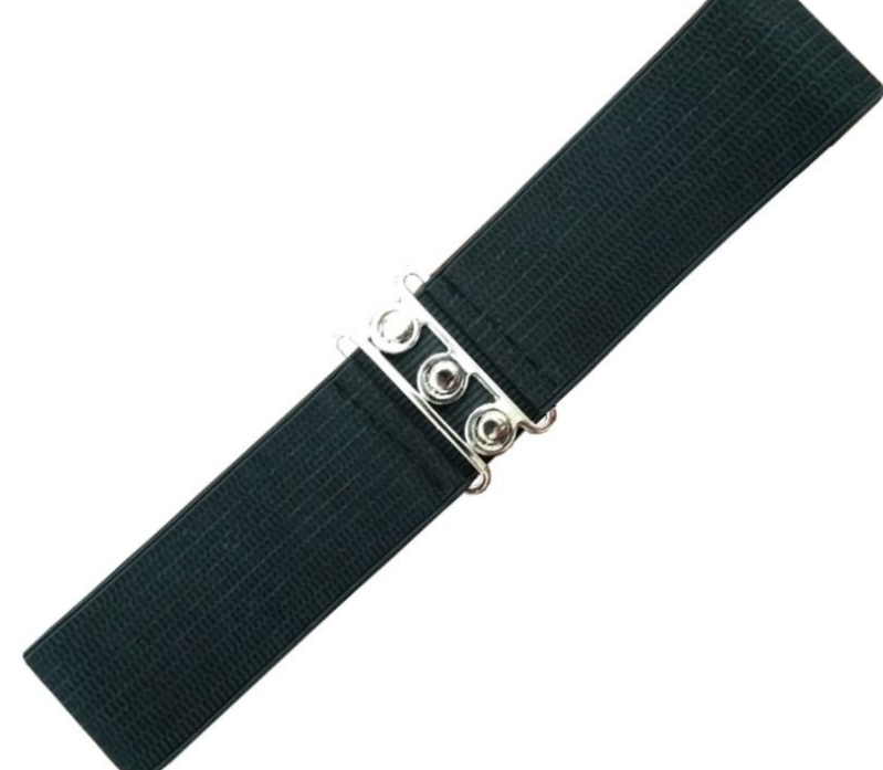 Banned Vintage Stretch Belt - Red, White, Black