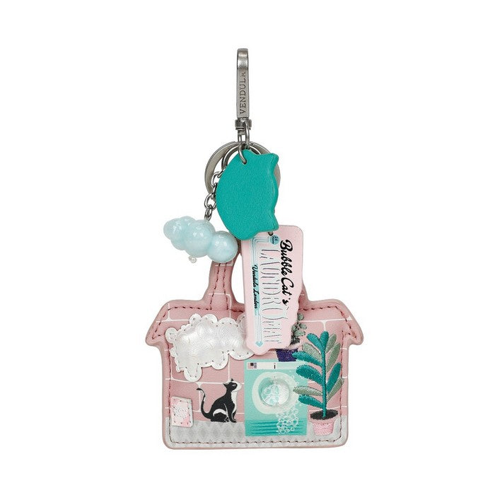 Bubble Cats Laundromat key Charm