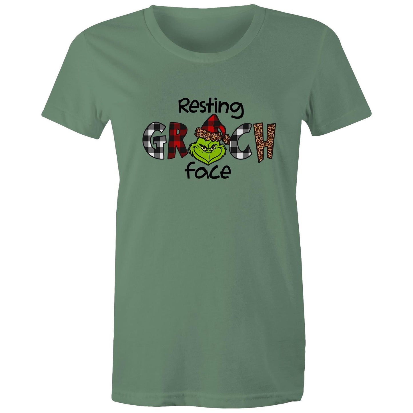 Resting Grinch Face - AS Colour - Women's Maple Tee - 7 Colours