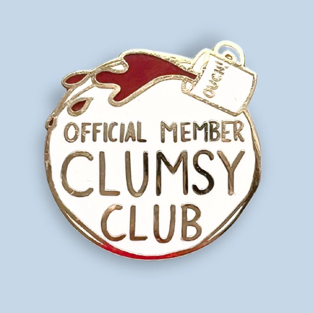 Clumsy Club Official Member Lapel Pin @BVCM