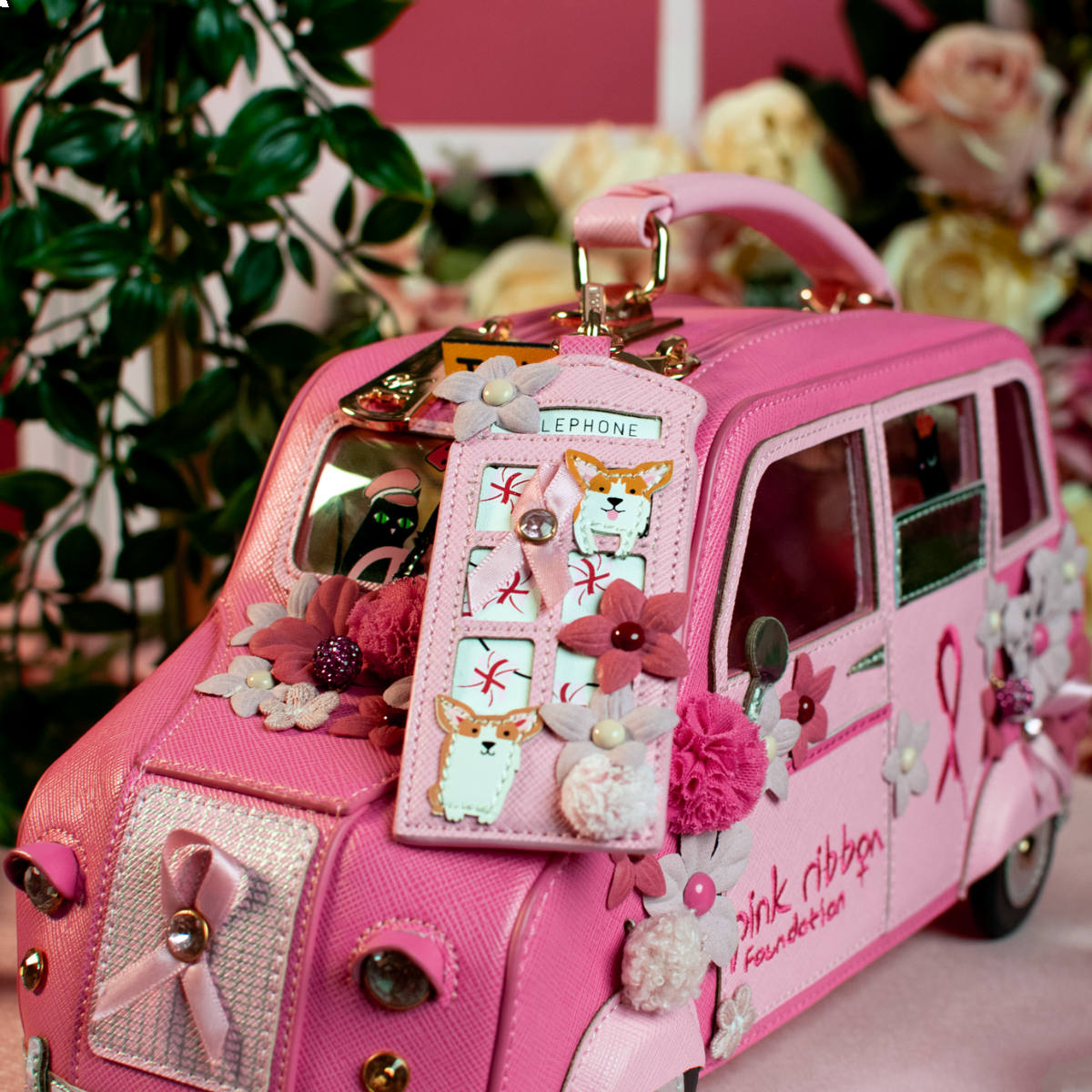 Vendula Pink Ribbon Foundation - London Cats & Corgis lana rose fashion