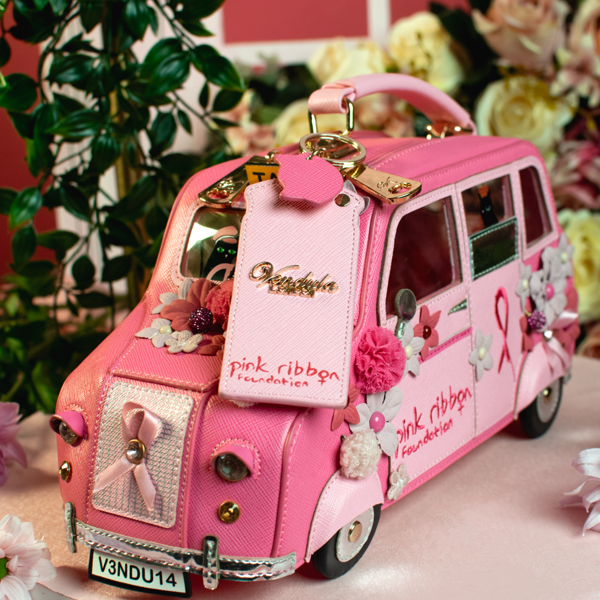 Vendula Pink Ribbon Foundation - London Cats & Corgis lana rose fashion