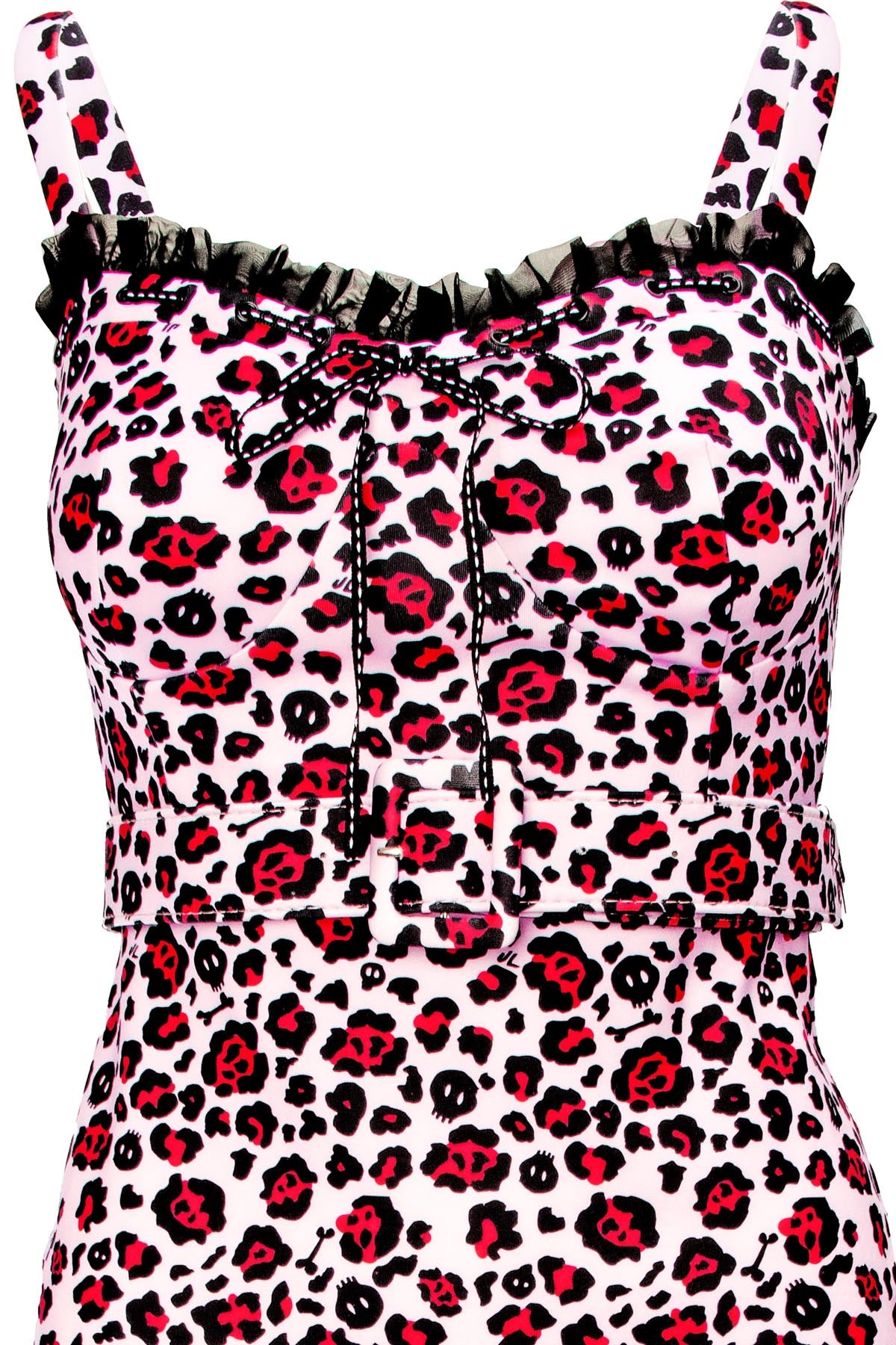 Love Bites Pencil Dress - Pink Leopard - Katakomb x Jessica Louise Collection | CLEARANCE | Only Sizes 2X & 3X Left