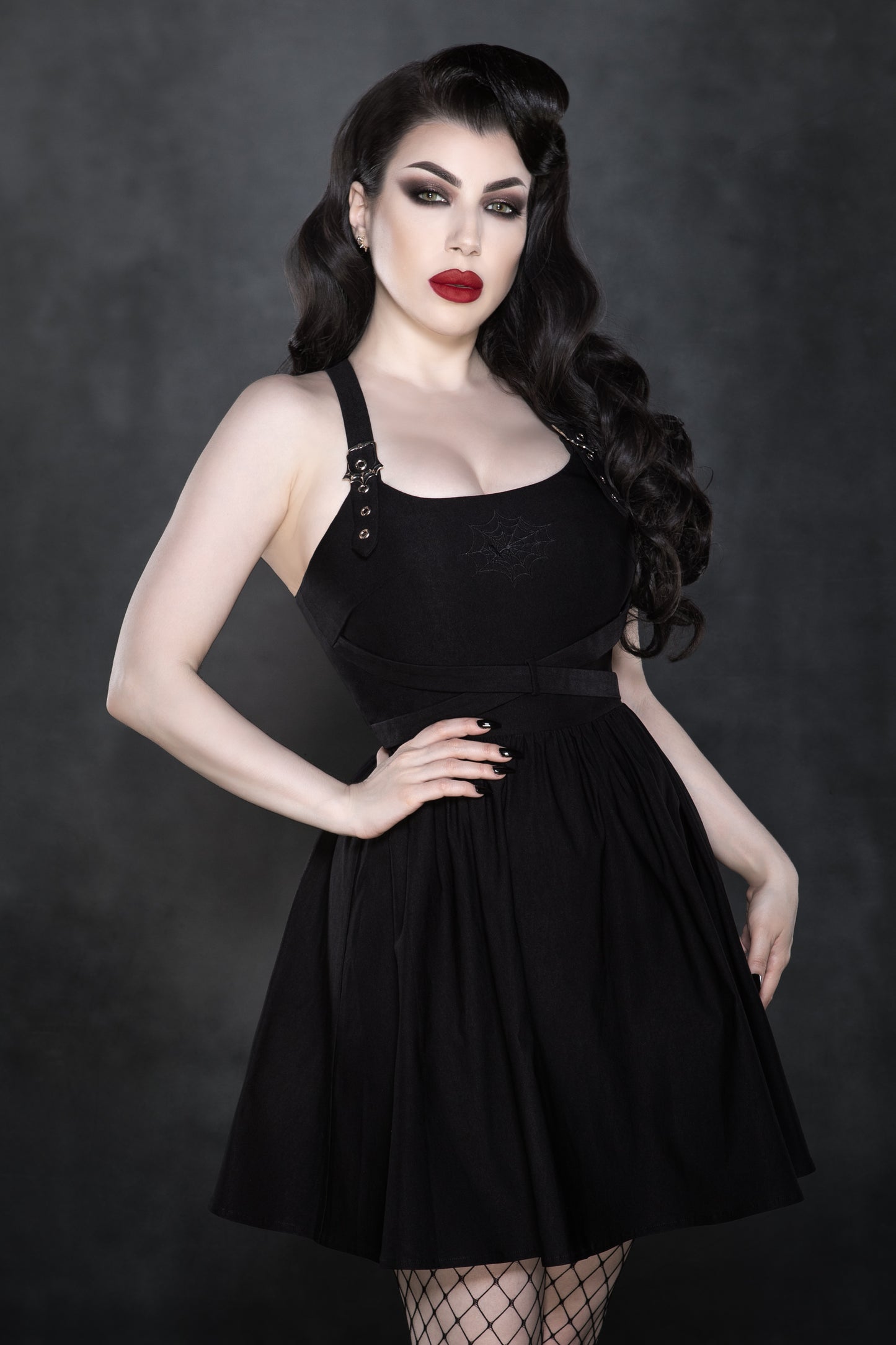 Katakomb by Kassandra Love Webbed Skater Dress lana rose fashion