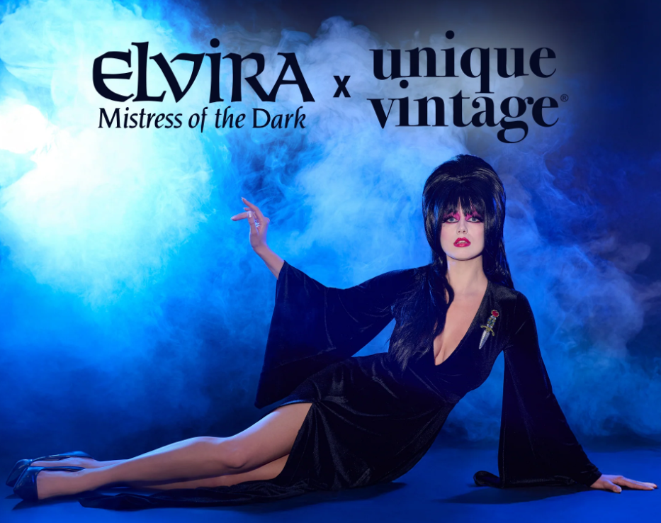 elvira mistress of the dark unique-vintage lanarosefashion