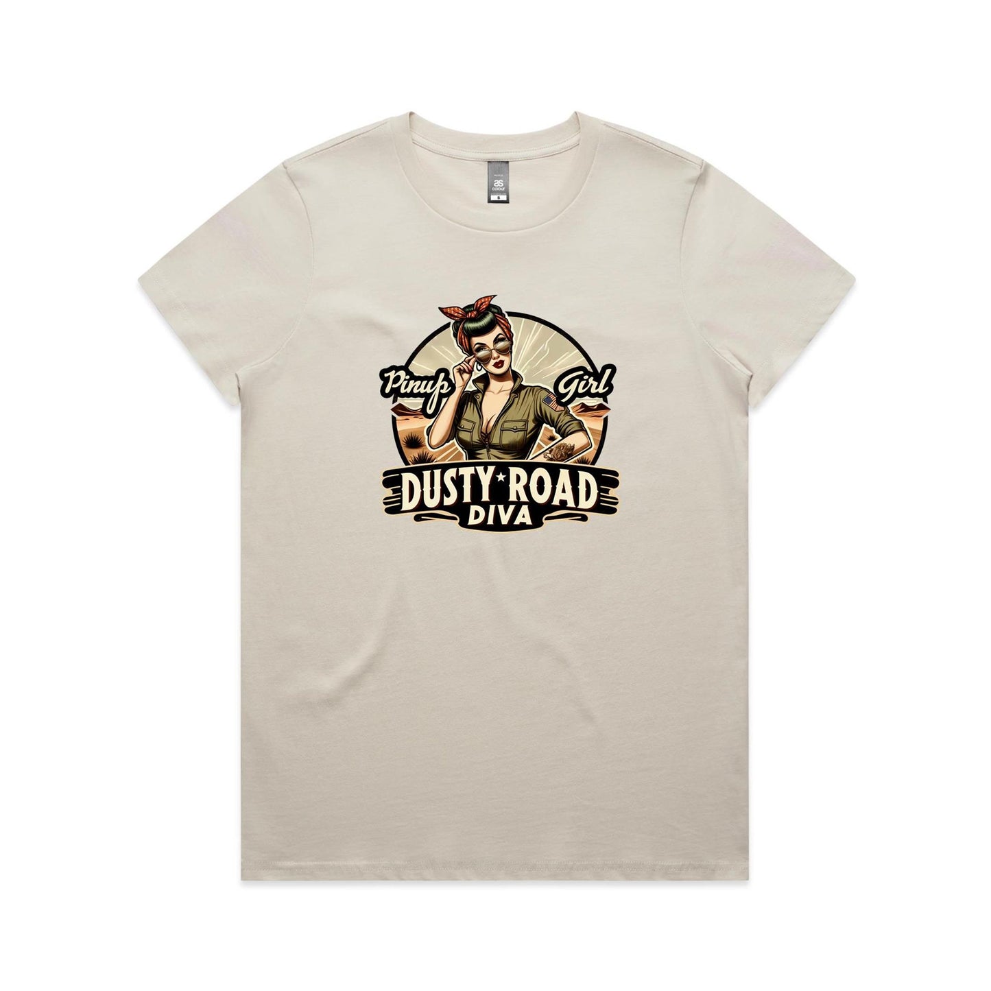 Dusty Road Diva - Womens Tee - 11 Colours | This is a Print on Demand Item