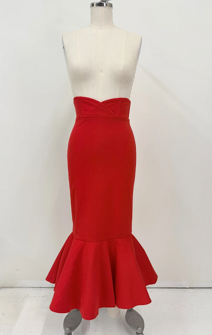 Femme Fatale Skirt - RED or BLACK | PREORDER