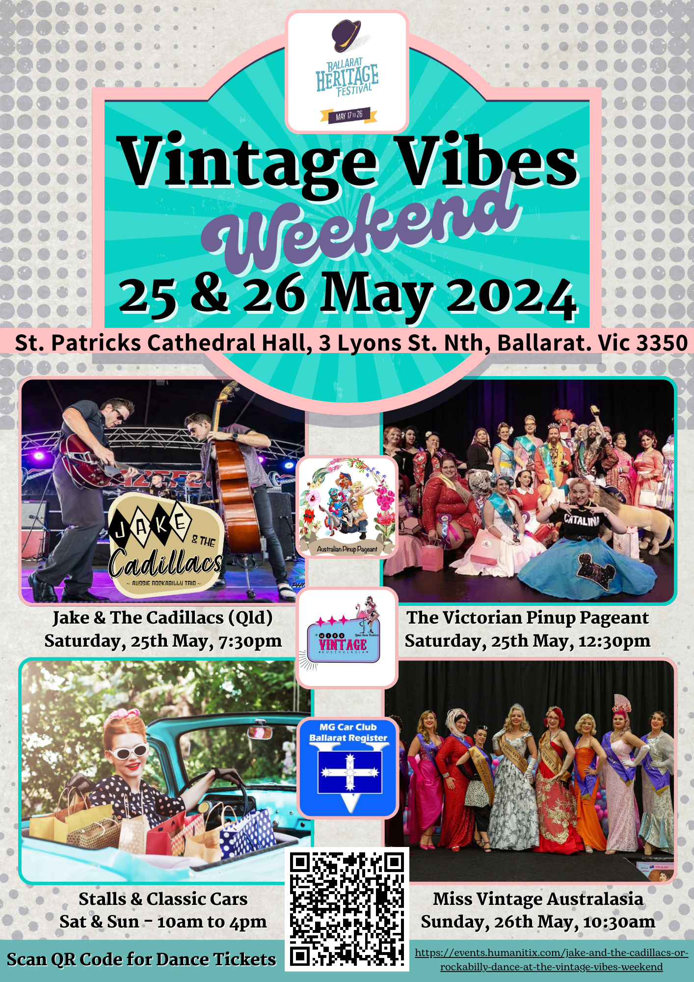 Vintage Vibes rockabilly weekend ballarat heritage festival