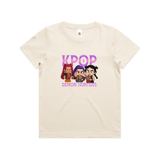 KPOP - HUNTRIX CHARACTURE - Youth Tee - 8 Colours - Online Ordering Only