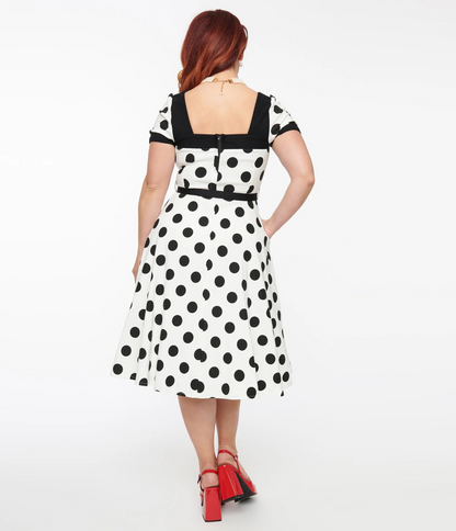 unique vintage polka dot dress lana rose fashion