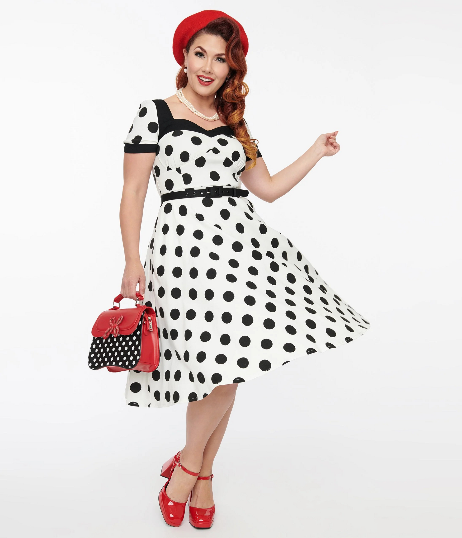 unique vintage polka dot dress lana rose fashion