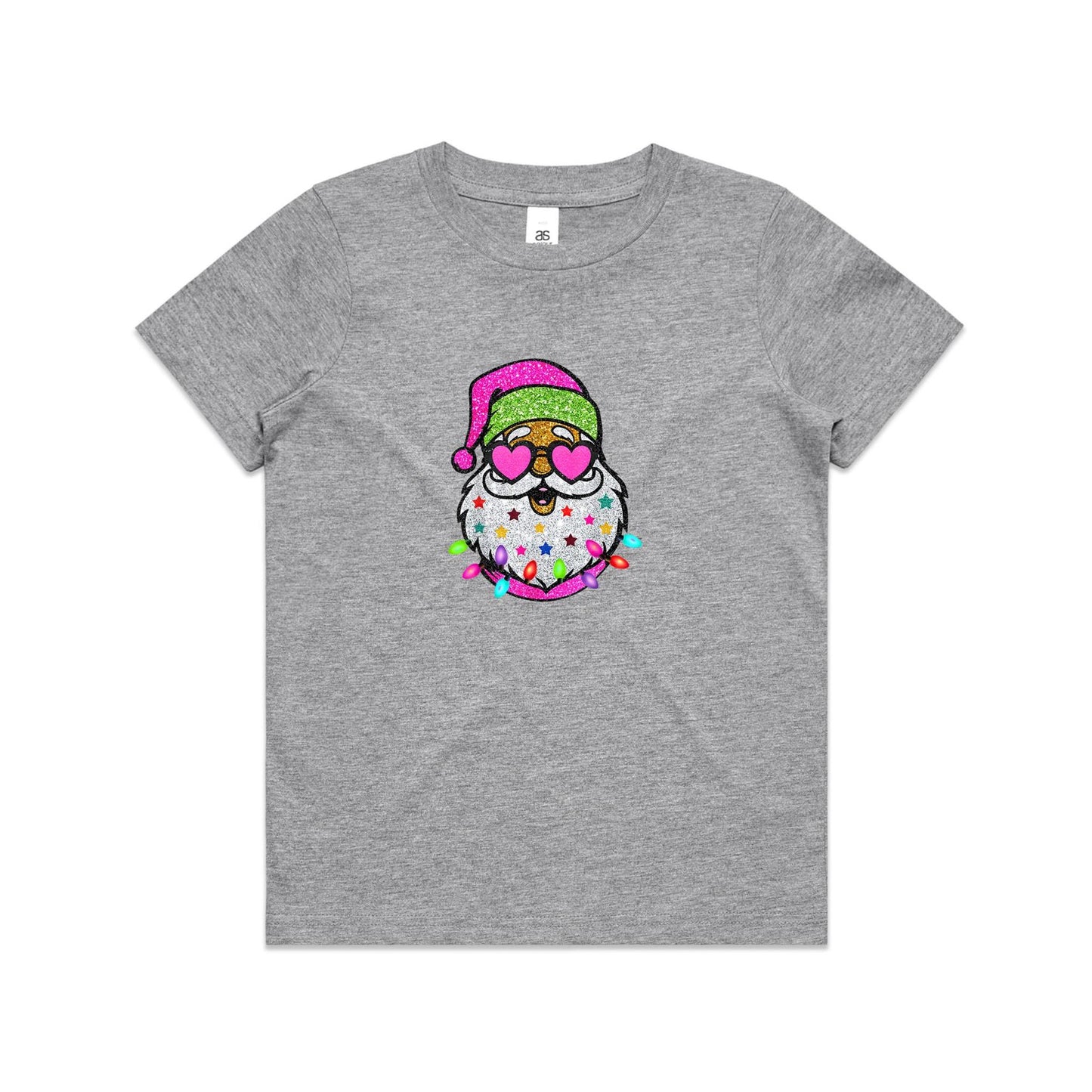 Sparkly Santa - Youth Tee | 6 Colours