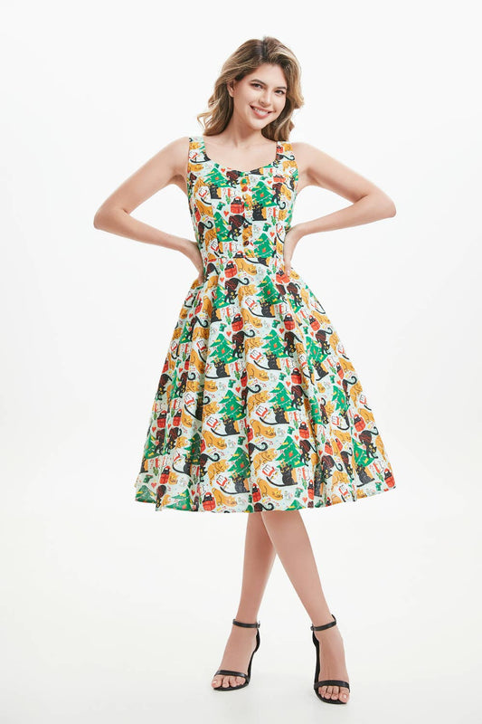 Cats Christmas | Heidi Dress