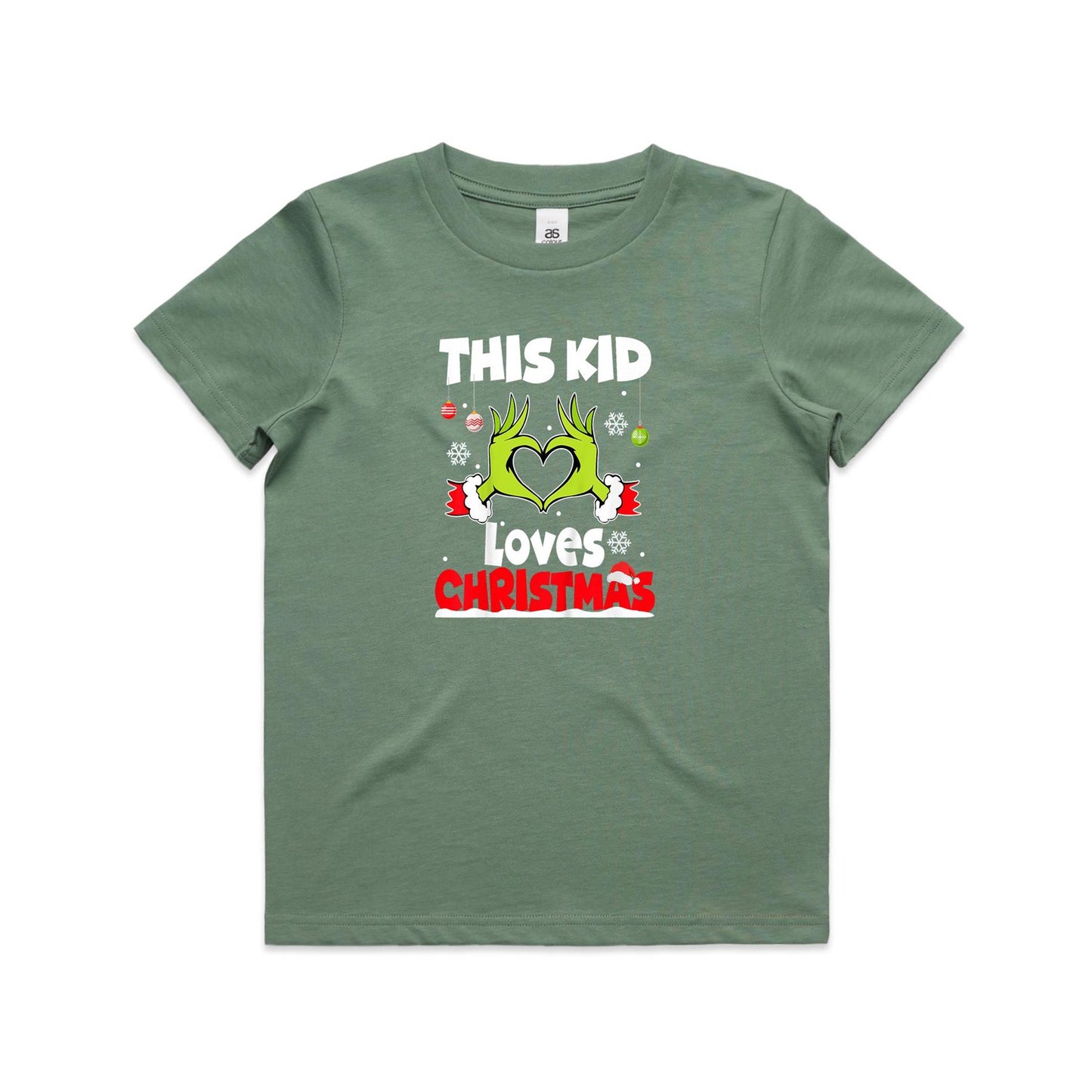 This Kid Loves Christmas - Youth Tee | 7 Colours