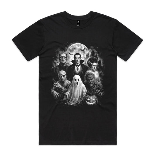 Classic Horror - Men's Tee - Black | This is a Print on Demand Item