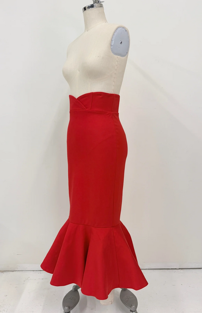 Femme Fatale Skirt - RED or BLACK | PREORDER
