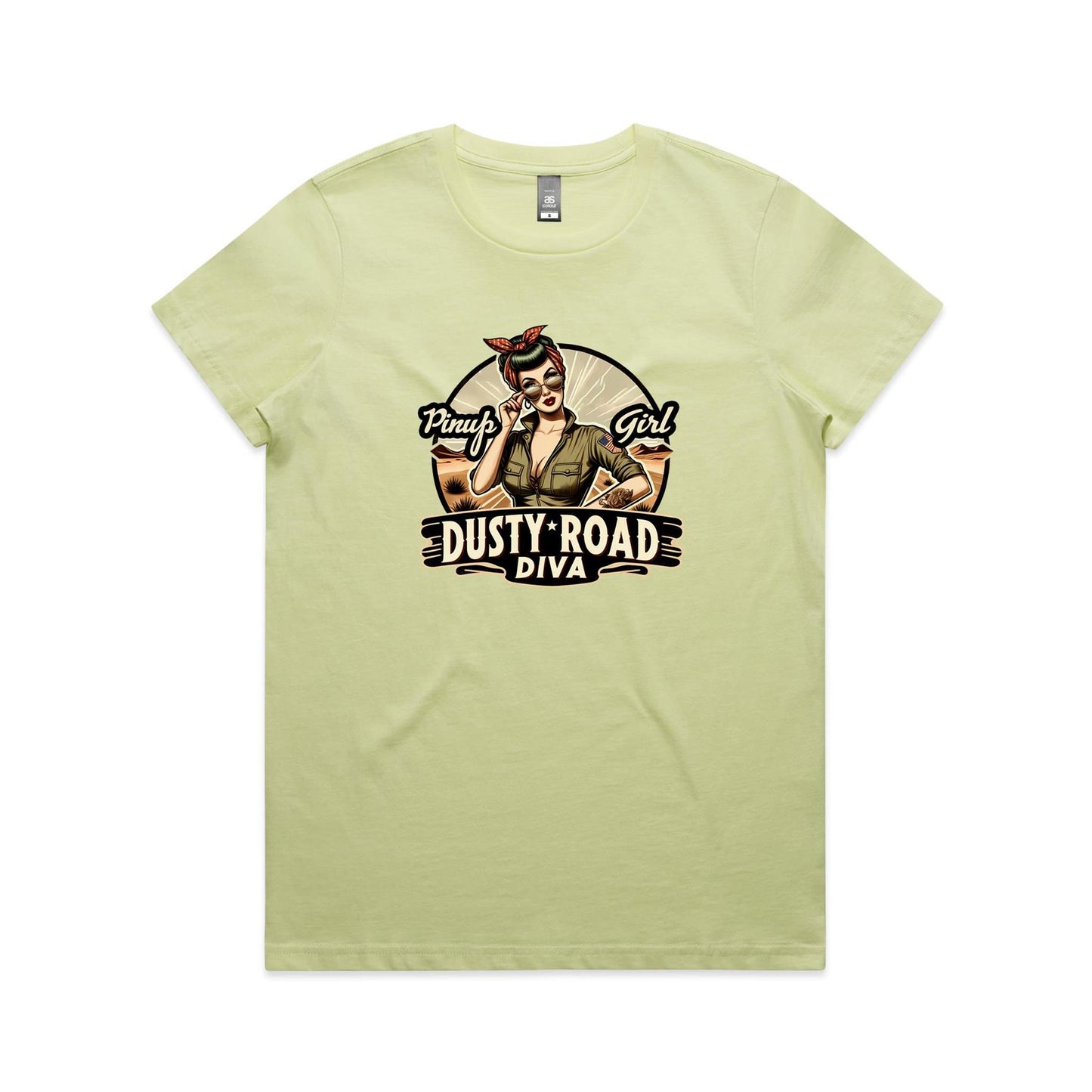 Dusty Road Diva - Womens Tee - 11 Colours | This is a Print on Demand Item