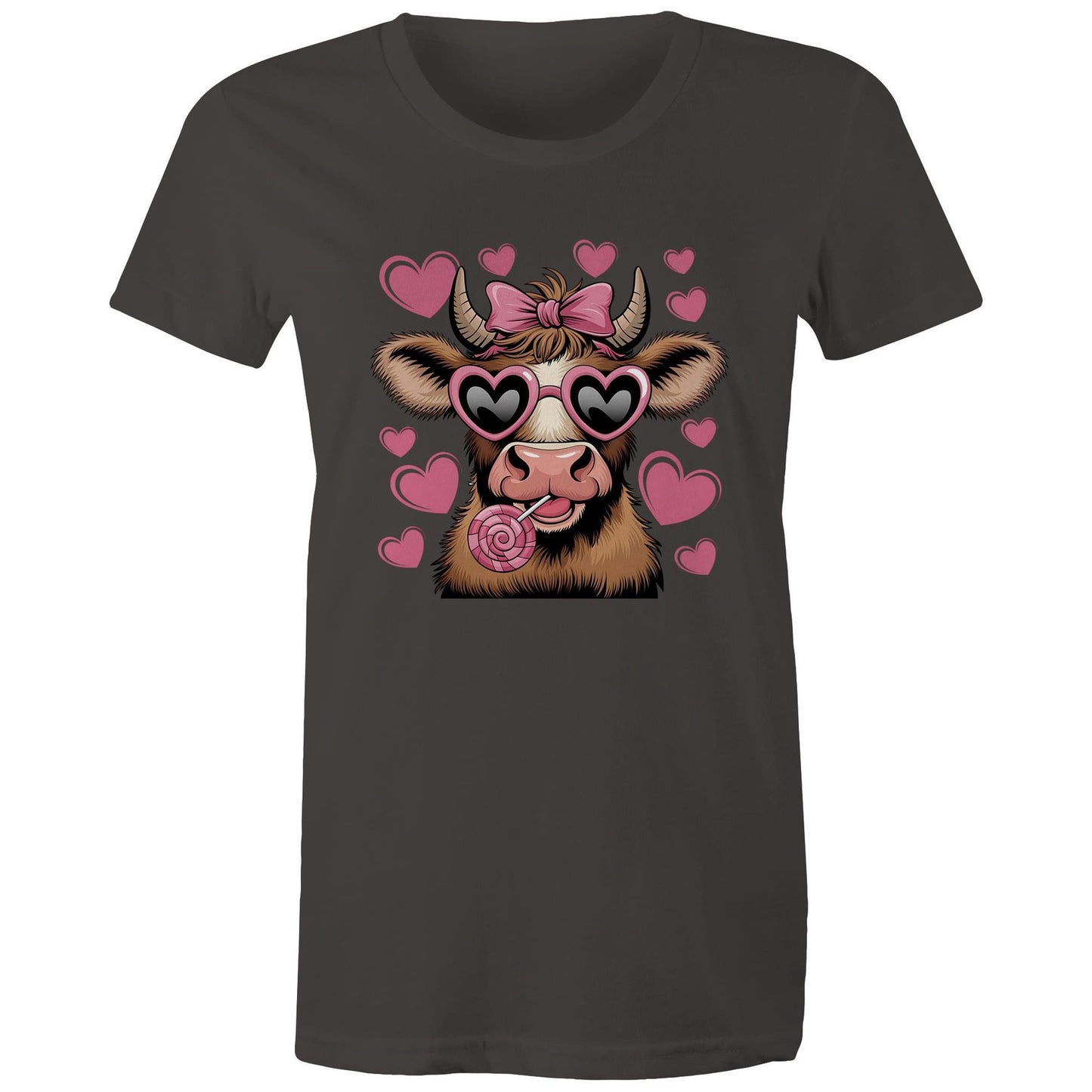 Highland Cow Love - AS Colour - Women's Maple Tee - 6 Colours