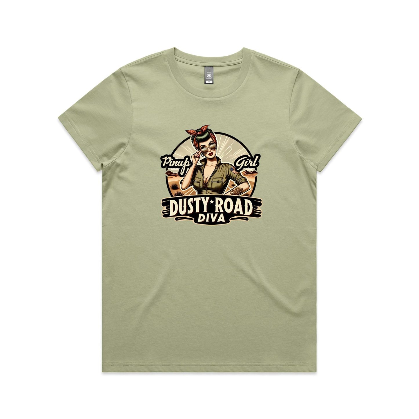 Dusty Road Diva - Womens Tee - 11 Colours | This is a Print on Demand Item