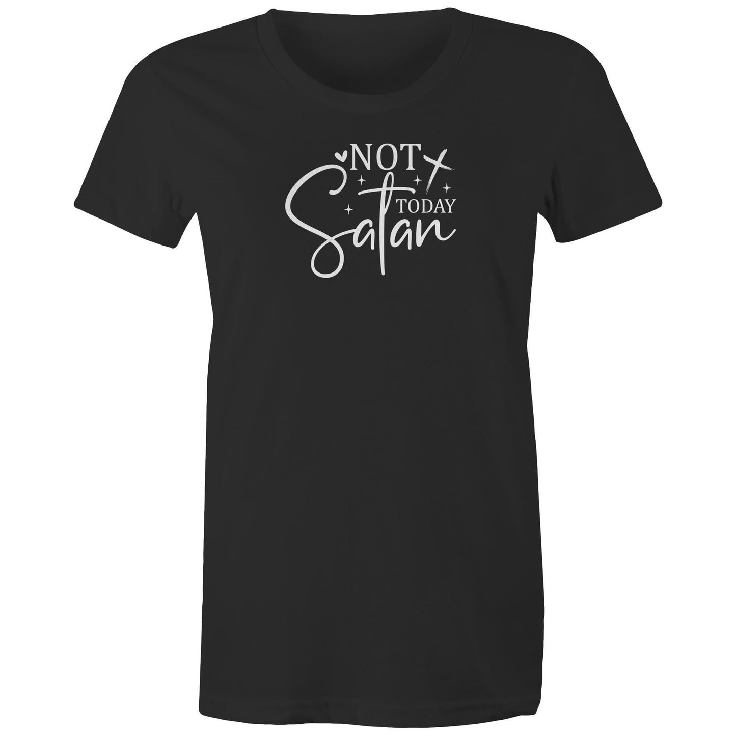 Not Today Satan - AS Colour - Women's Maple Tee - 2 Colours